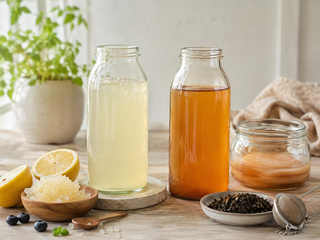 forskjellen mellom vannkefir og kombucha