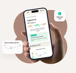 Amino - optimaliser helsen ved hjelp av egen helsedata