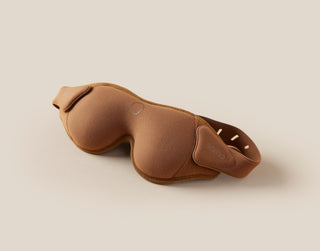 Premium sovemaske - brun -  100 % lysblokkerende design