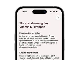 Amino - optimaliser helsen ved hjelp av egen helsedata