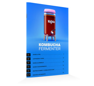 Kombucha fermenteringskrukke 4L – Lag din egen kombucha