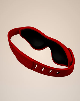 Premium sovemaske - rød - SOMO sleep fitness