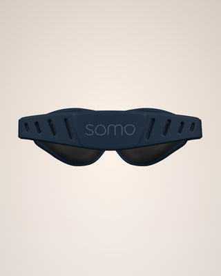 Premium sovemaske - blå - SOMO sleep fitness