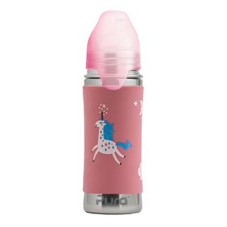 Pura Kiki sippyflaske for barn 325 ml unicorn med beskyttelseslokk, uten plast