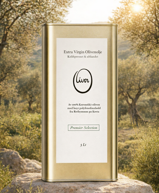ublandet og kaldpresset olivenolje 3 liter